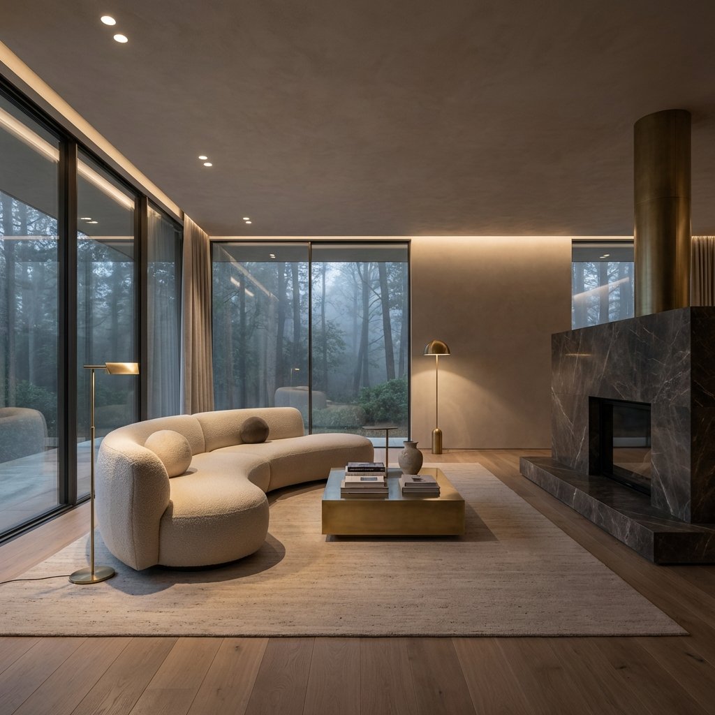 Luxury modern living room